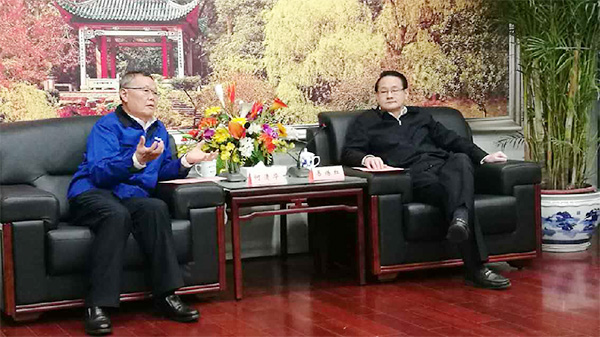 湖南省委常委、长沙市委书记易炼红专项会见中铁山河董事长何清华一行