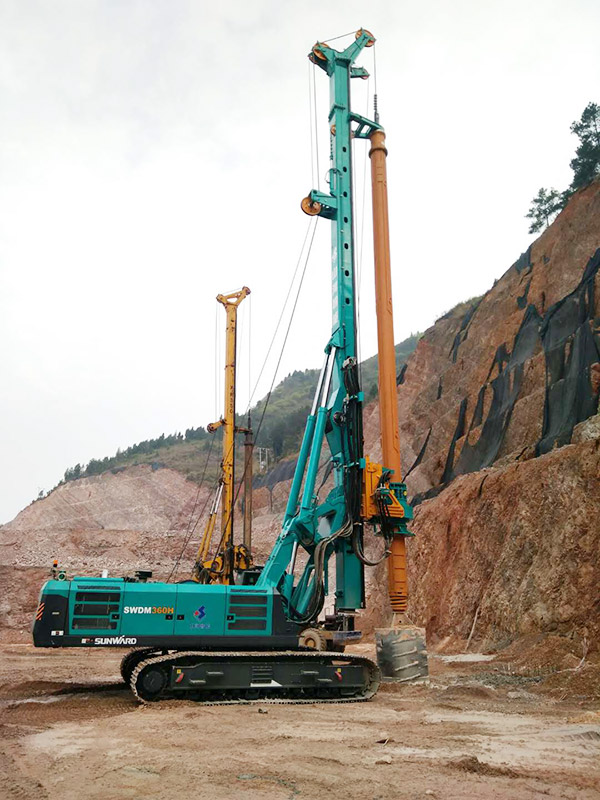 效率高出两倍!山河智能SWDM360旋挖钻名动贵阳