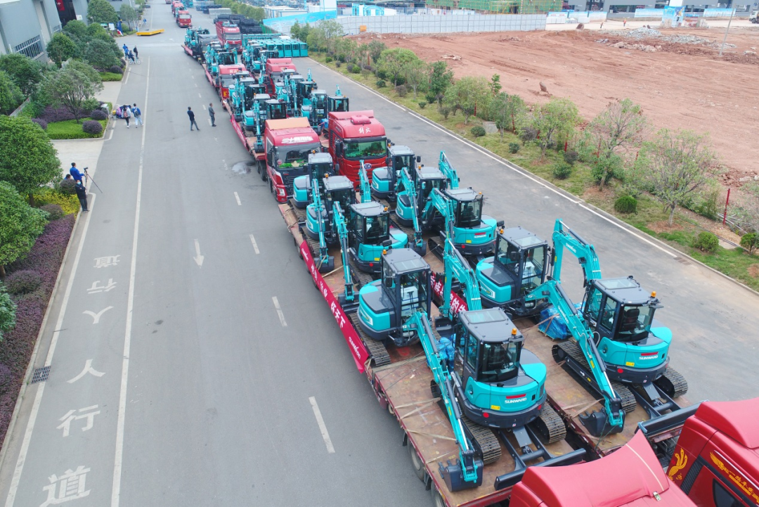 助力祖国西南地区建设！山河智能国内首批SWE60UF无尾挖掘机批量交付