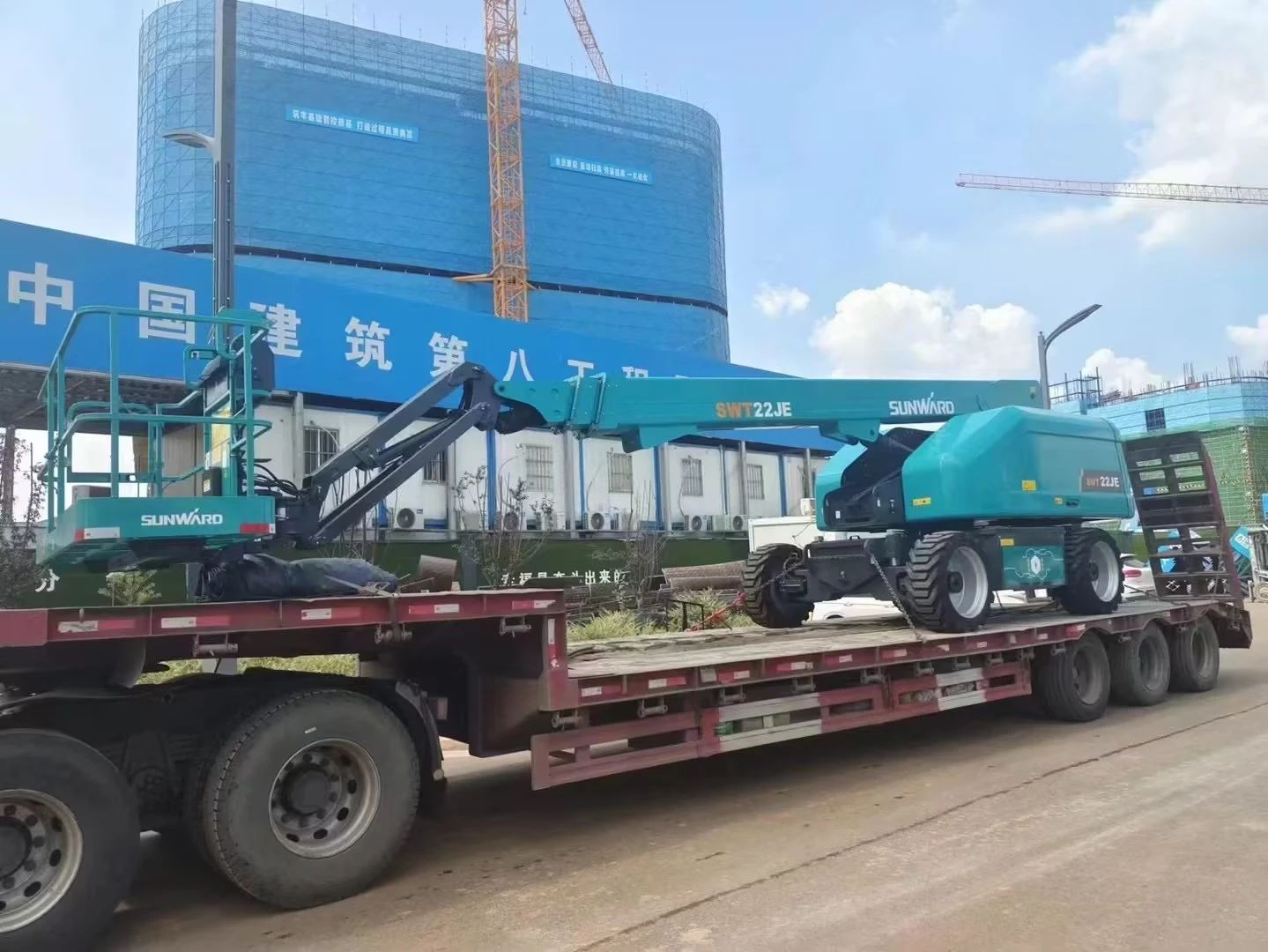 实力上新！山河智能电动直臂高空作业平台进军华中市场