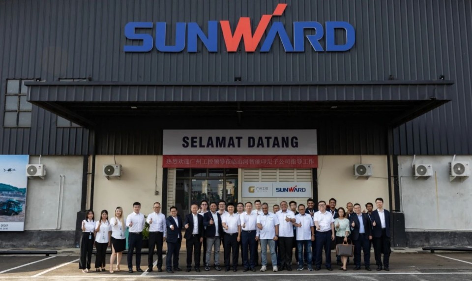 广州工控集团党委书记、董事长景广军率队考察山河智能印尼子公司