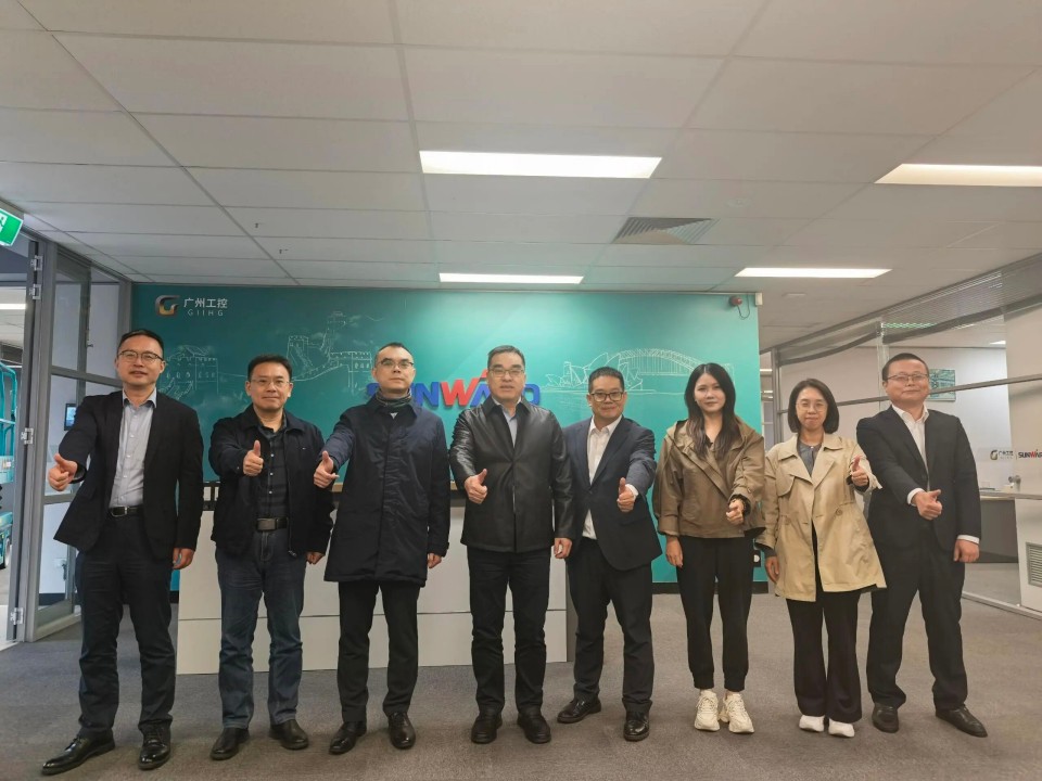 广州工控集团总经理王福铸率队考察山河智能澳大利亚子公司